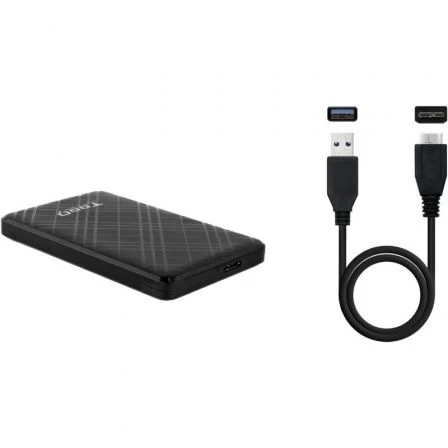 TOOQ Caja Externa para HDD/SSD 2.5 Pulgadas SATA USB 3.1 Negra TOOQ Caja Externa para HDD/SSD 2.5 Pulgadas SATA USB 3.1 Negra